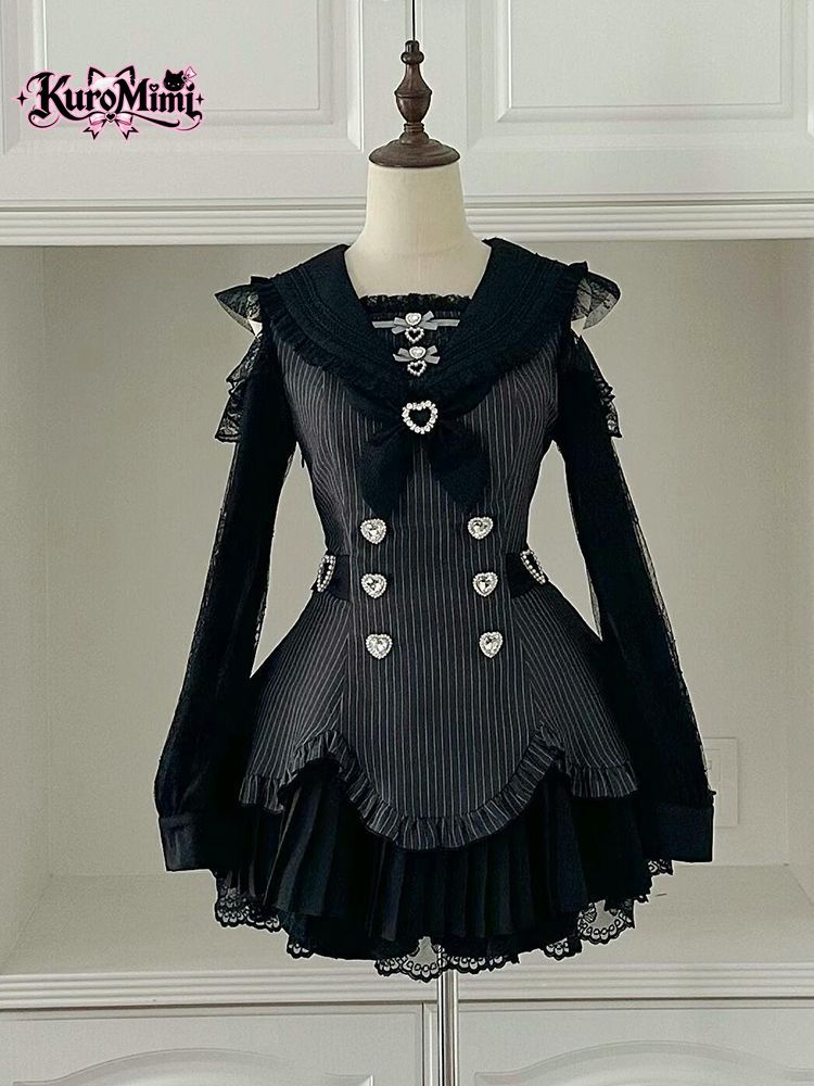 فستان لوليتا بأسلوب القوطية ال - مراجعة Elastic Lace Trim وسعره