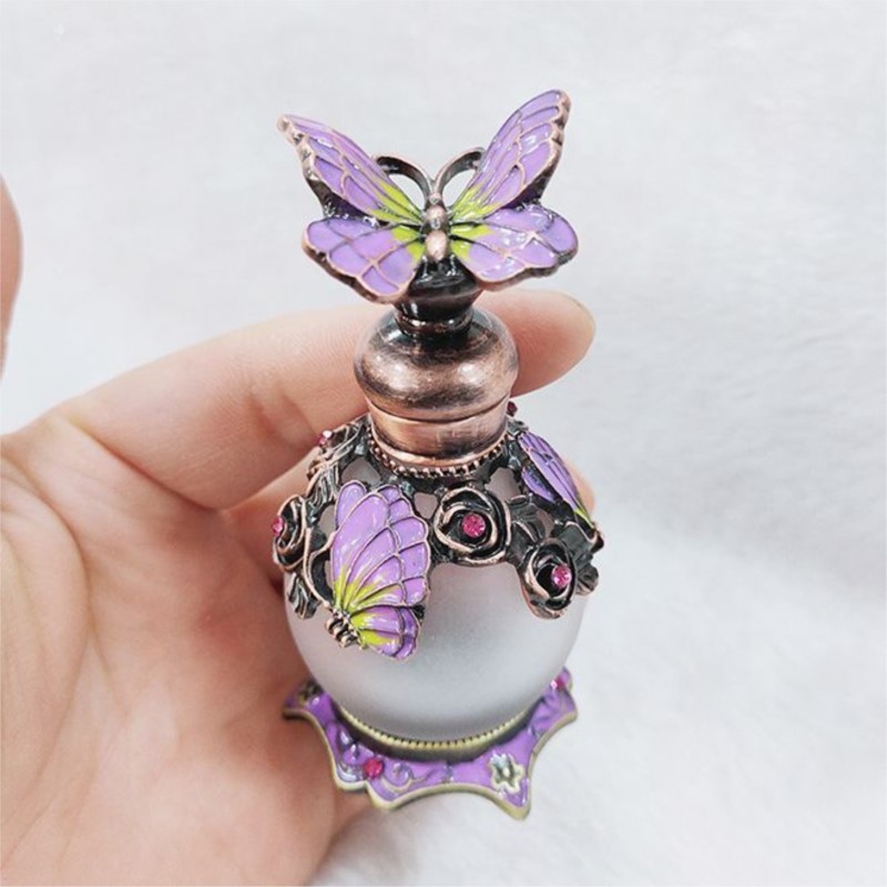زجاجة تخزين عطر بتصميم فراشة س - مراجعة Embroidery Craft وسعره