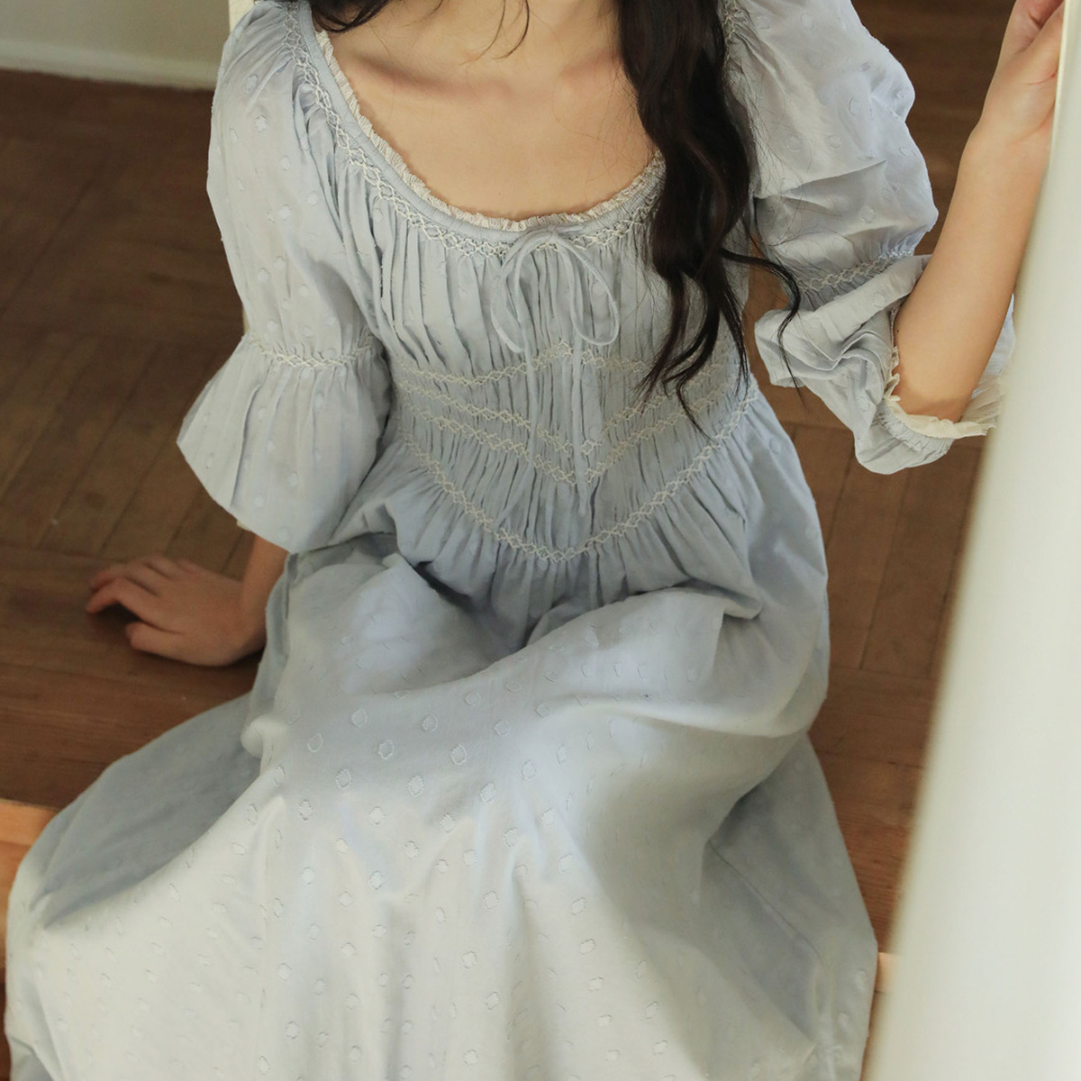 فستان طويل فرنسي عتيق للربيع م - مراجعة Embellish Knit وسعره