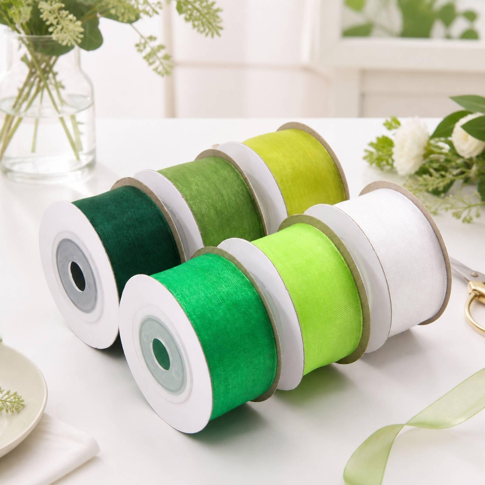 بكرة شريط زخرفي شفاف لتصميمات  - مراجعة Organza Ribbon Spool وسعره